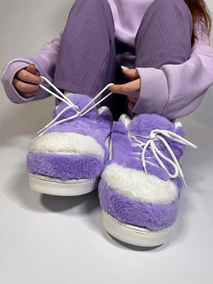 Plufsy™ AIR JR 1 | PURPLE Puf Sneaker